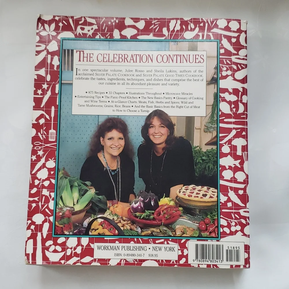 The New Basic Cookbook by Julee Rosso & Sheila Lukins 850 pages